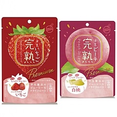 【完熟フルーツ】水果乾｜いちご草莓乾、白桃乾
