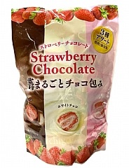 【日本COSTCO 好事多】ストロベリーチョコレート 3種アソート ｜3種口味草莓巧克力袋裝（410g）