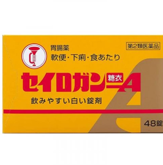 日本境內版～大幸藥品喇叭牌正露丸糖衣A 48錠