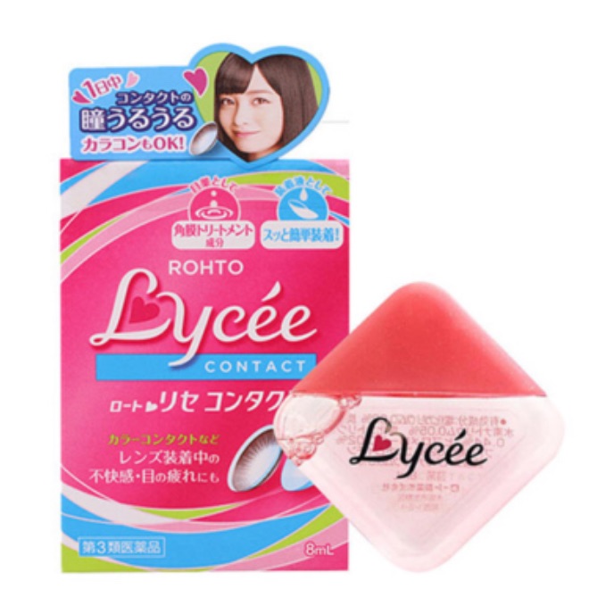 樂敦 ROHTO LYCEE 小花眼藥水 隱形眼鏡適用款 8ML