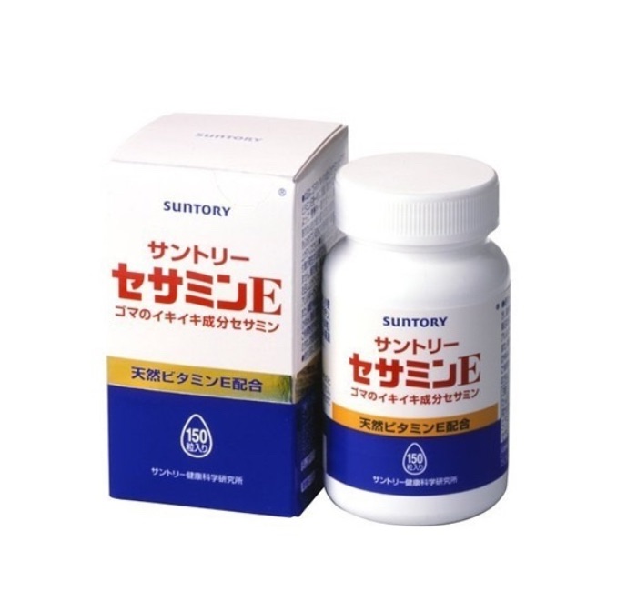 日本 SUNTORY 芝麻明E 150粒