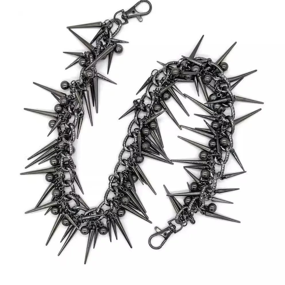 電鍍卯釘嘻哈朋克褲鏈