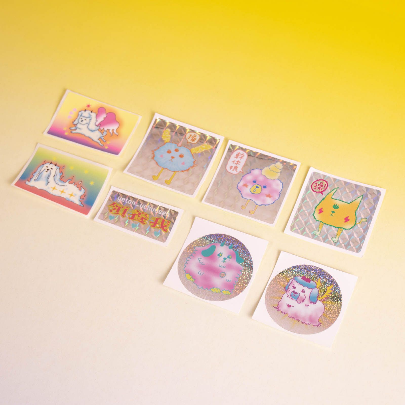 野童生物 小貼紙合集