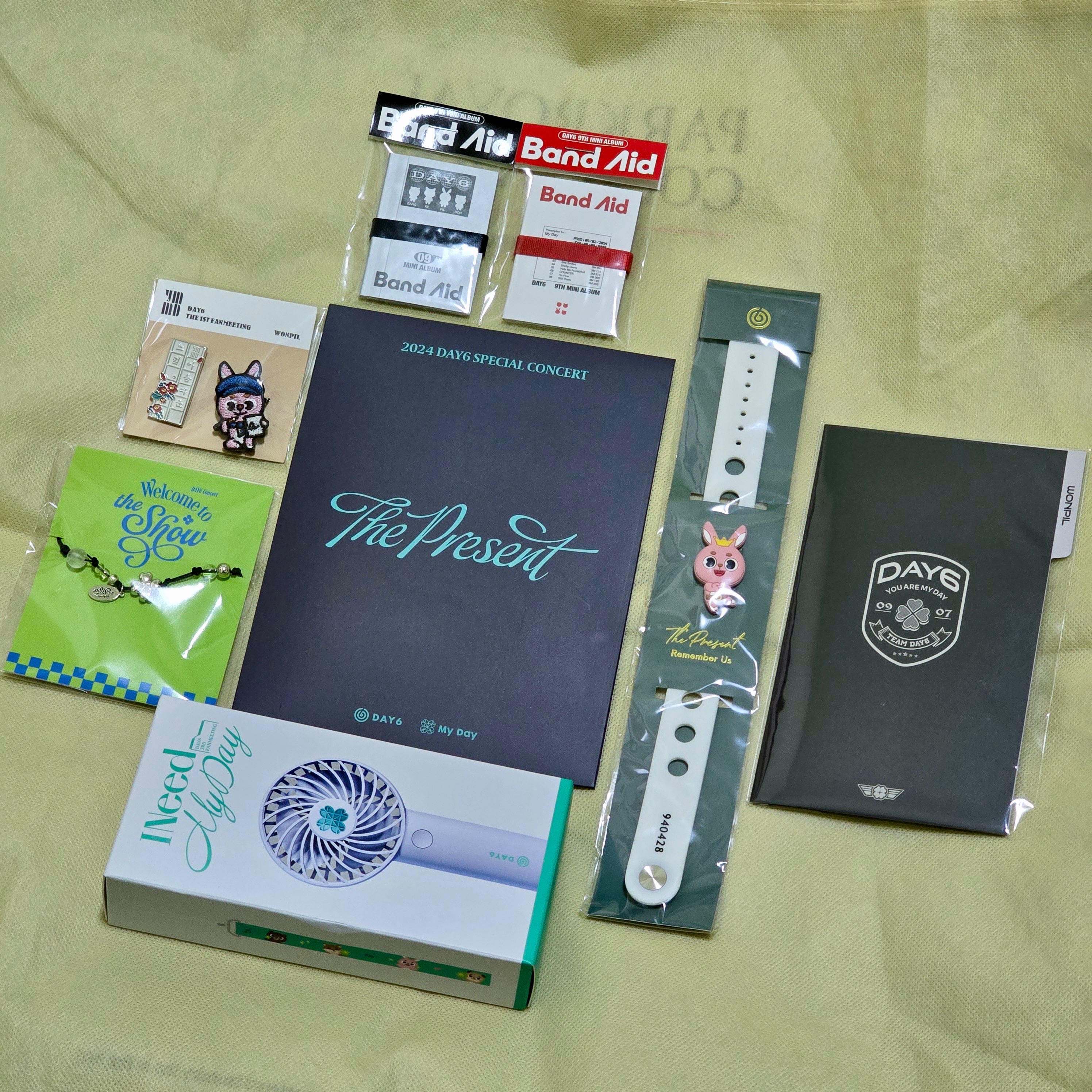 DAY6歷年周邊、聖誕控入場禮