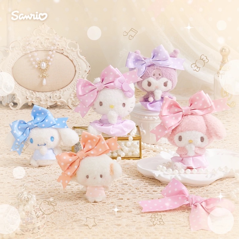 三麗鷗 蝴蝶結吊飾｜娃娃