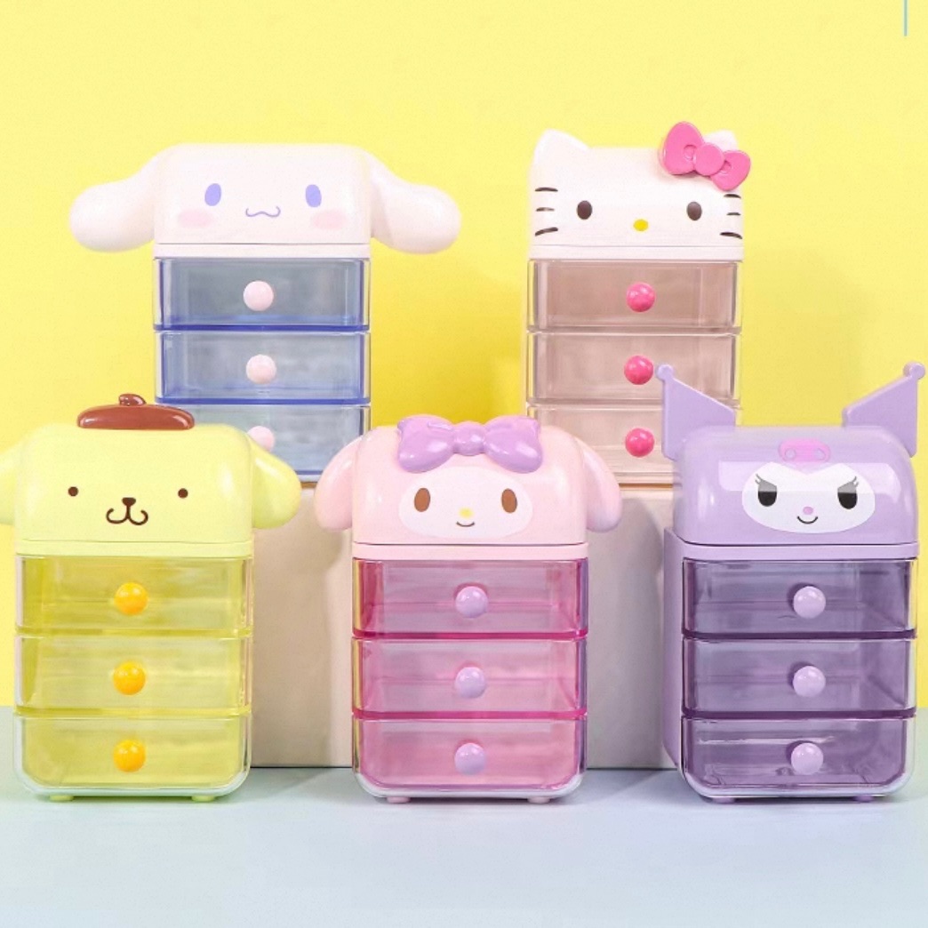 三麗鷗 桌上收納盒 迷你冰箱收納盒