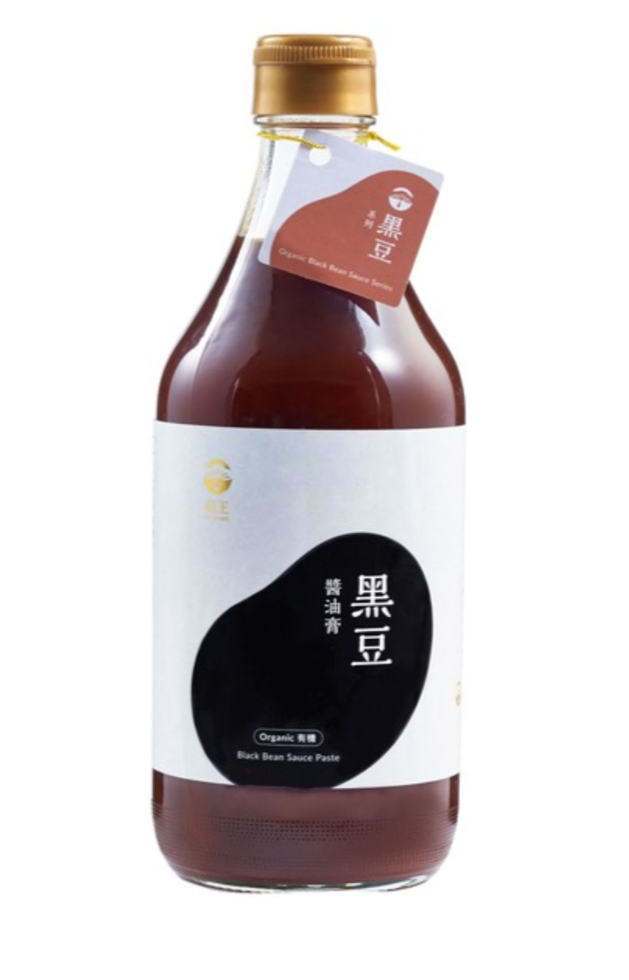 菇王系列- 有機岩鹽黑豆醬油膏500ml - 全素