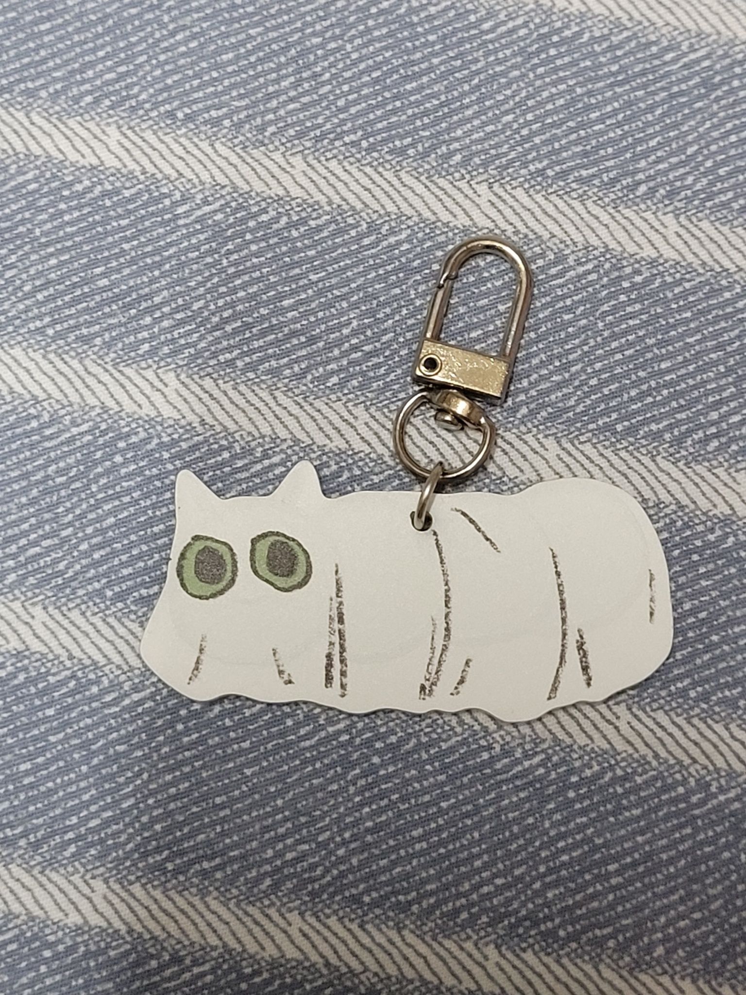 [既品] 以為是貓貓幽靈？霧透壓克力吊飾