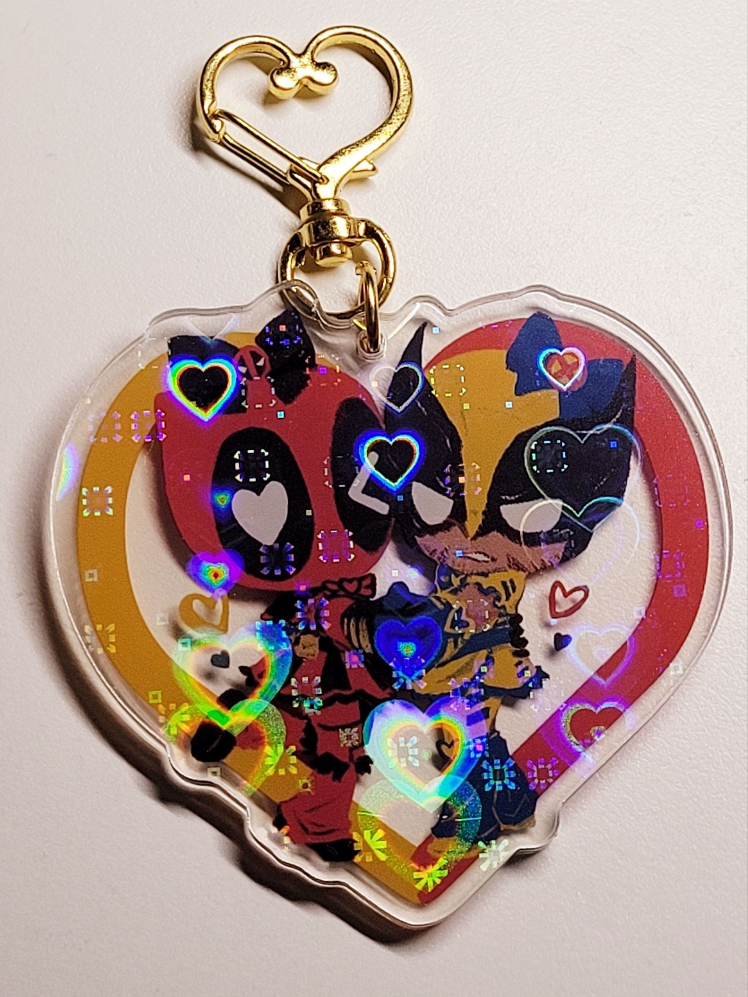 [新品] X美少女拯救世界愛心膜壓克力