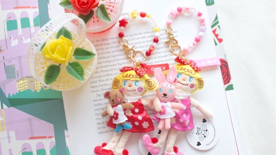 日本curlycollection串珠吊飾