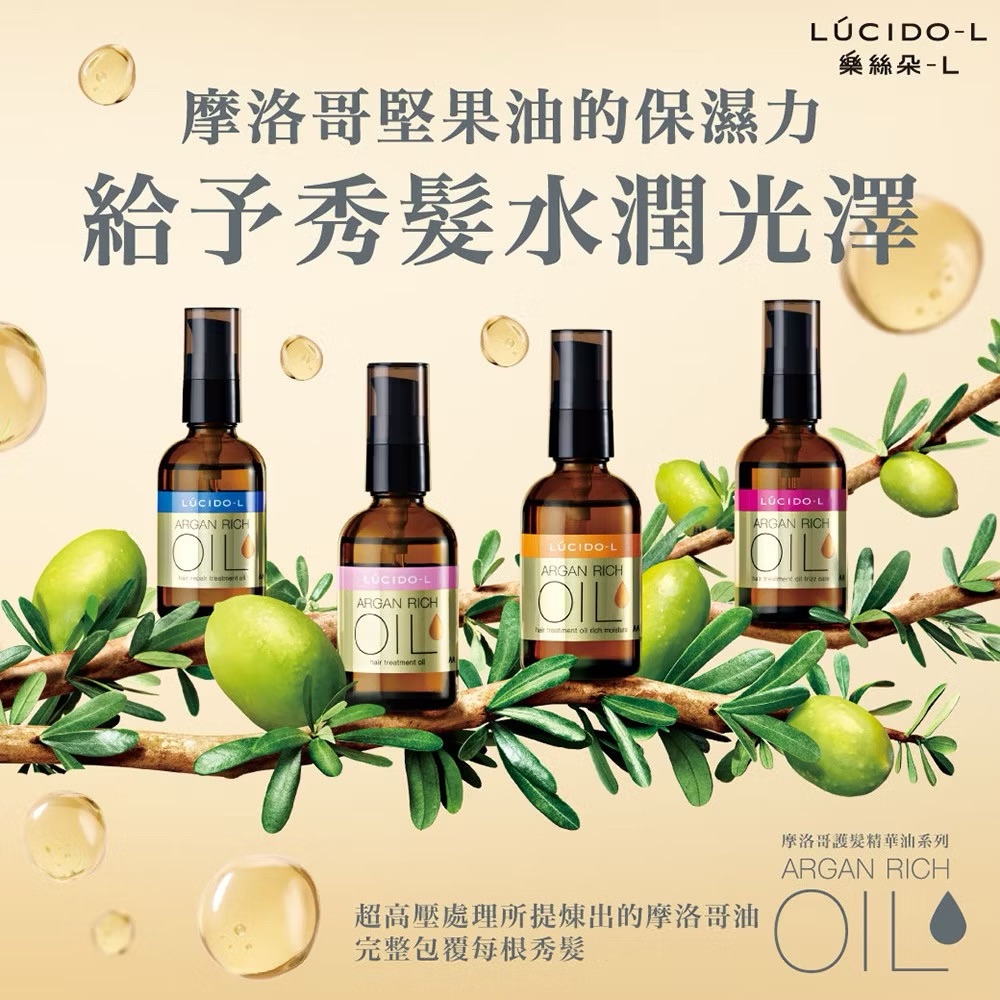 日本 LUCIDO-L 摩洛哥堅果油護髮精華油 60ml
