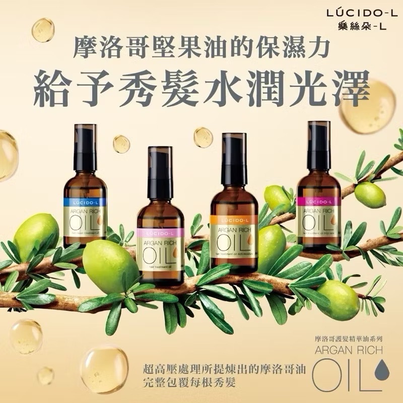 LUCIDO-L 摩洛哥堅果油護髮精華油 60ml