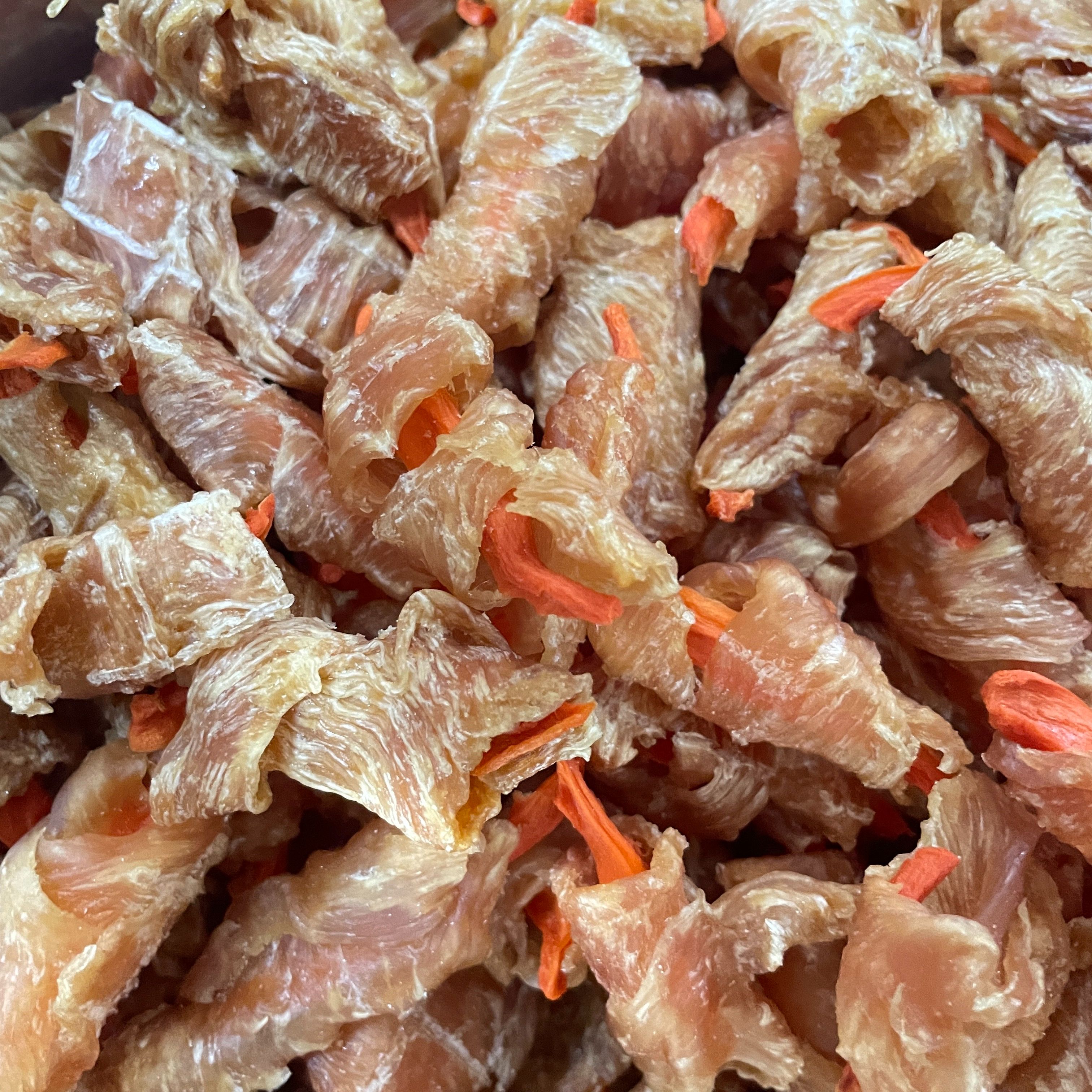 純手工寵物蔬菜雞肉捲