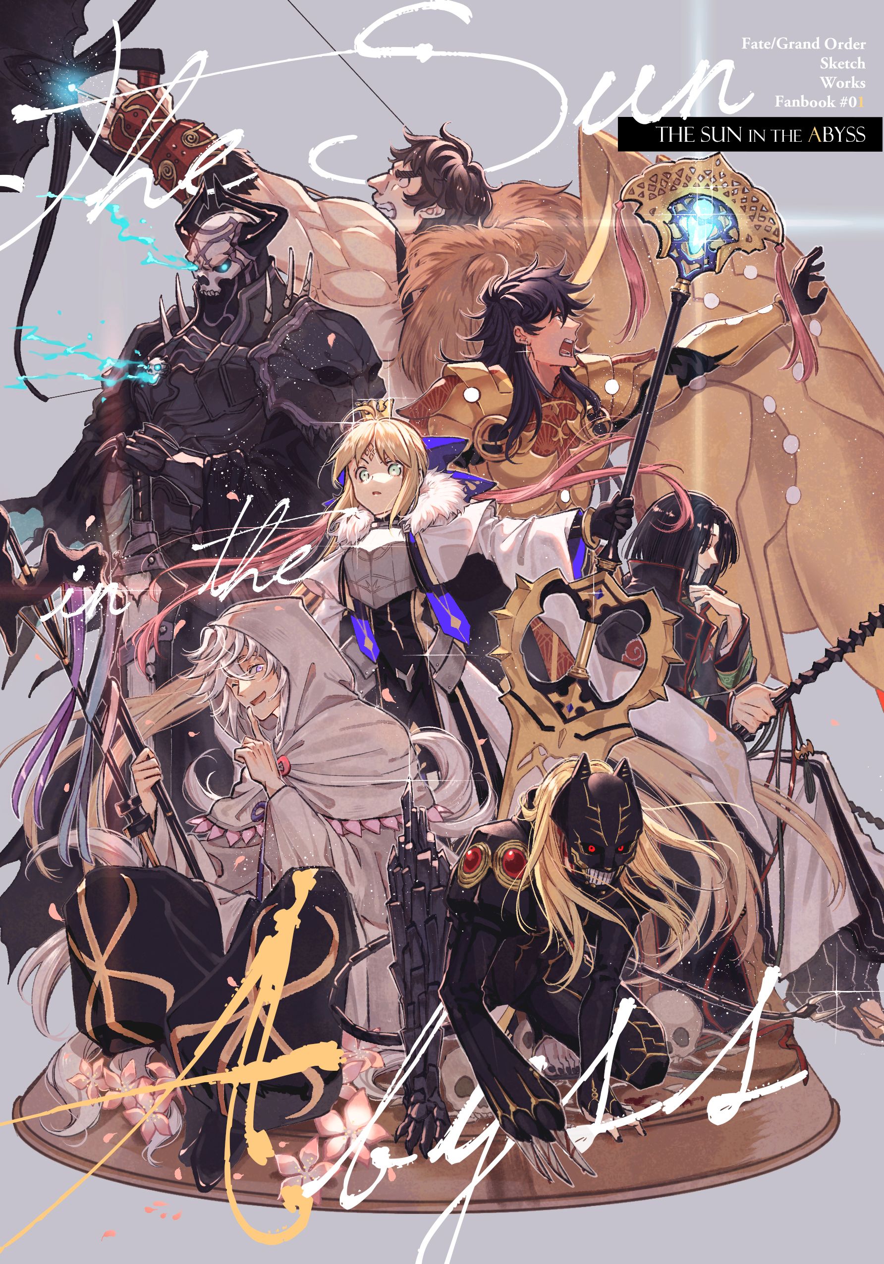 【FGO｜同人】《The Sun in the Abyss》黑白塗鴉本【By_MD蒙奇】