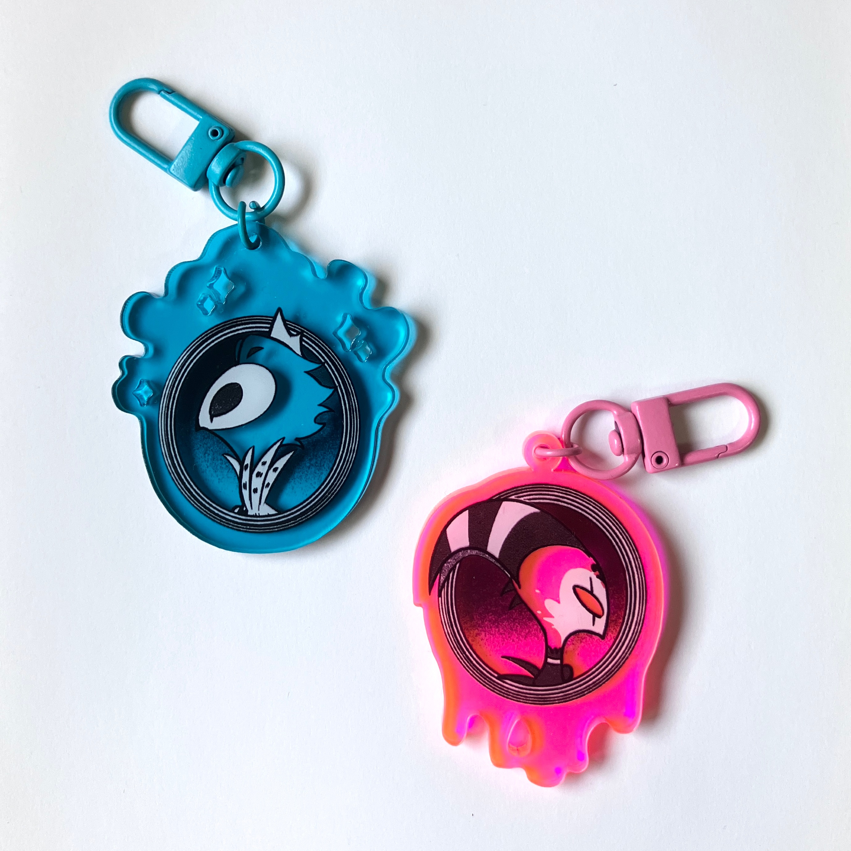 Stoliz黑白肖像色版吊飾