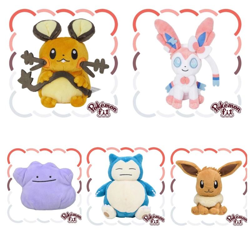 全新 日版 okémon fit系列 玩偶