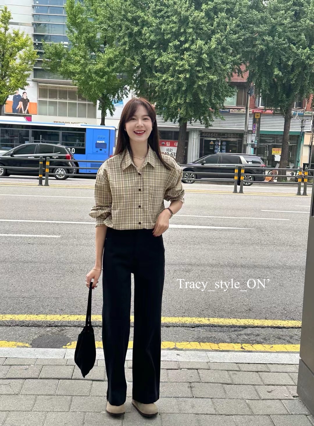 7721黑色 ON’家 超韓牛仔褲直筒褲