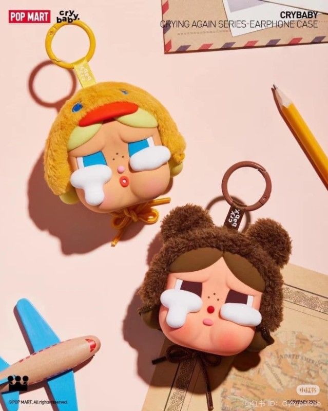 預購 官方正版POP MART 泡泡瑪特 哭娃CRYBABY 眼淚工廠系列 耳機包