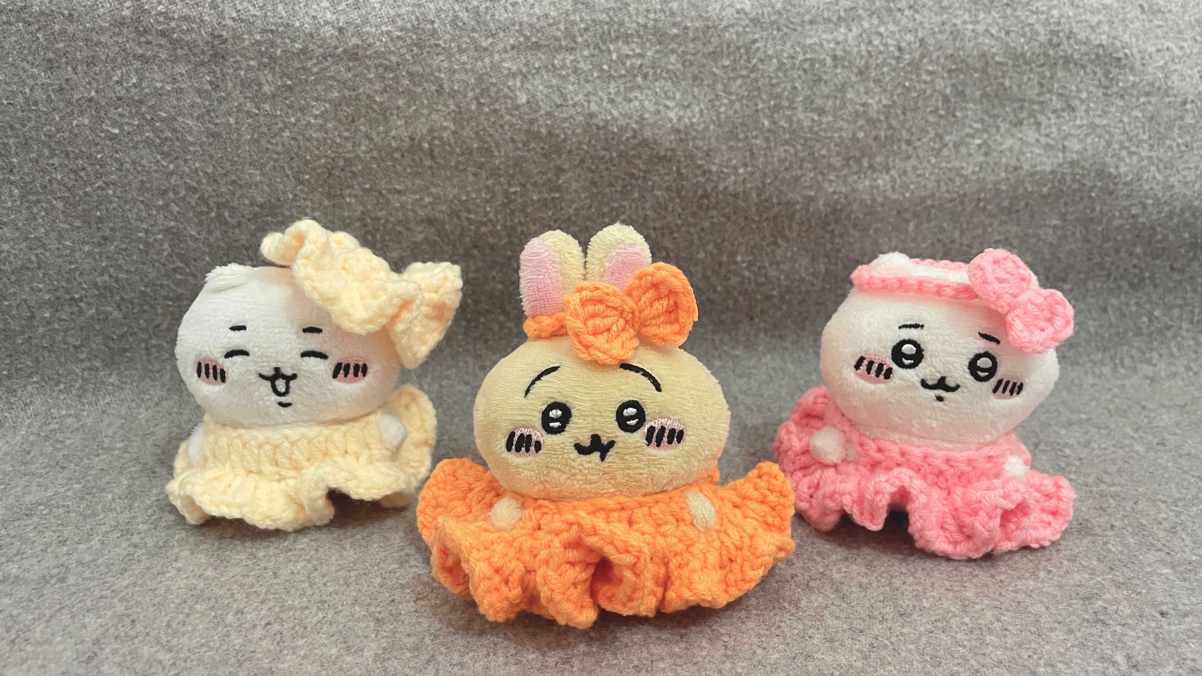 閃亮三姊妹手工套裝（有鵝黃、粉色、橘色、藍色）