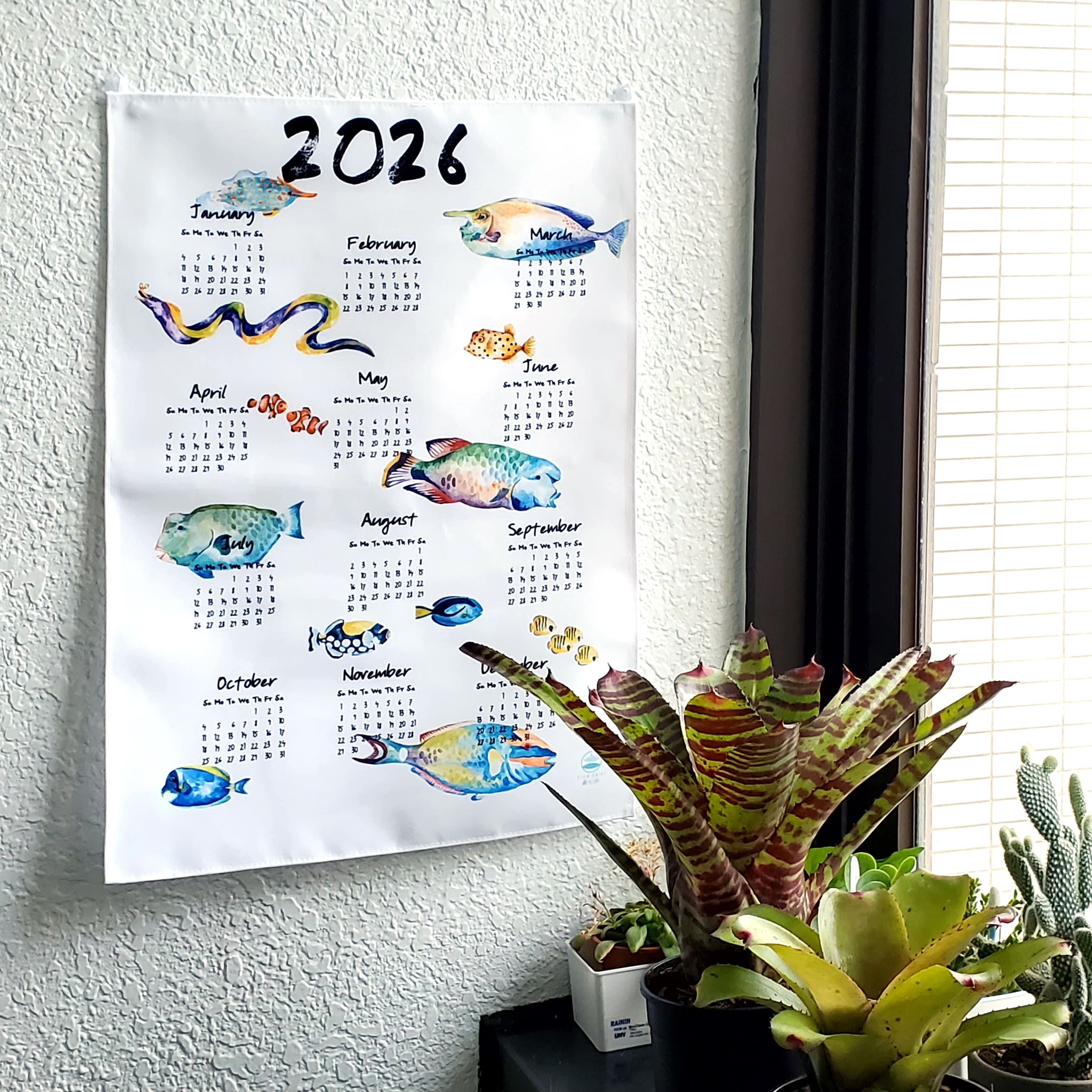 🐠魚七分2026 熱帶魚年曆🐠