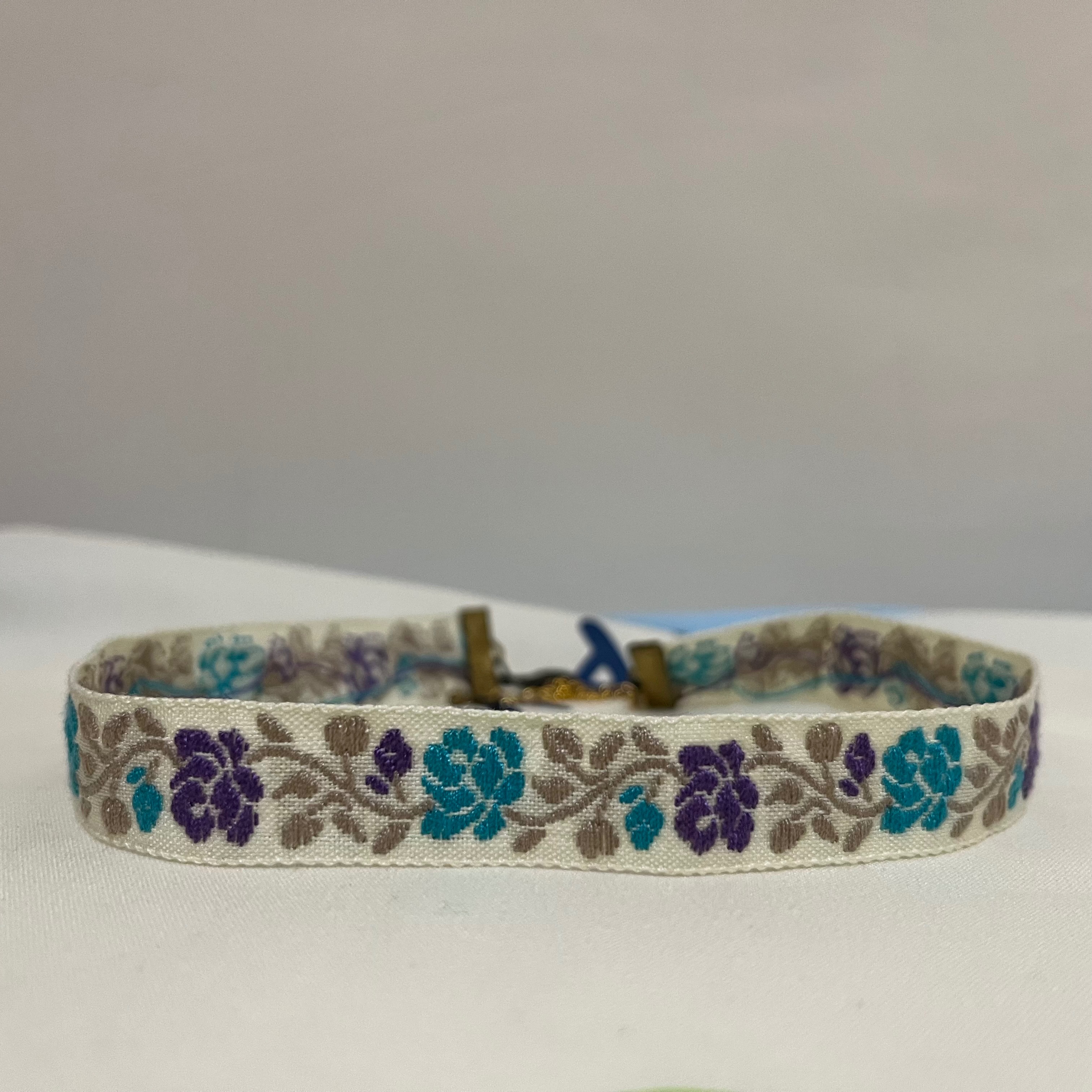 Fillings彩色花朵刺繡頸鍊