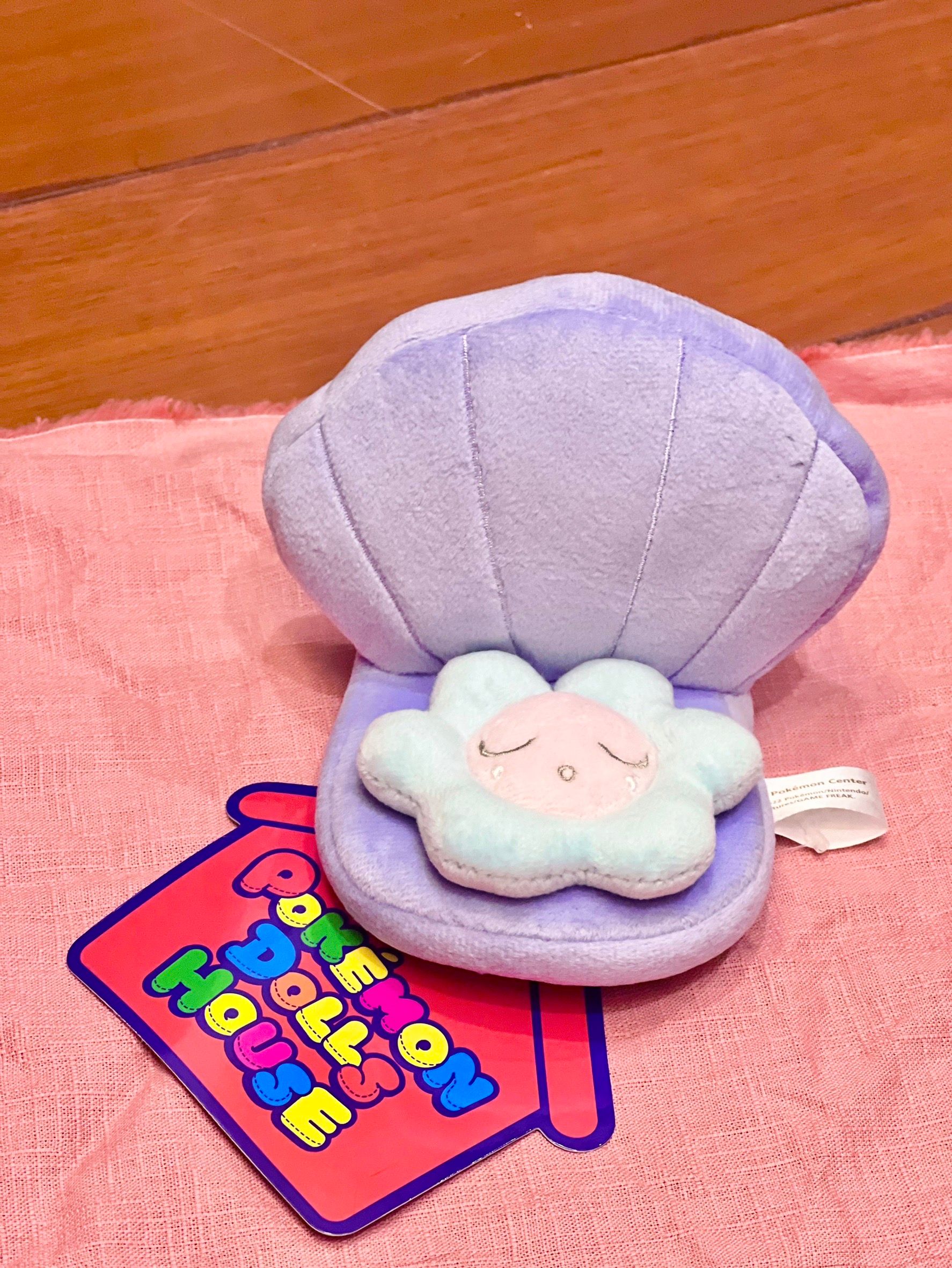 ［棉花娃黏土人可座/珍珠貝座椅娃娃］寶可夢中心/POKEMON DOLLS HOUSE