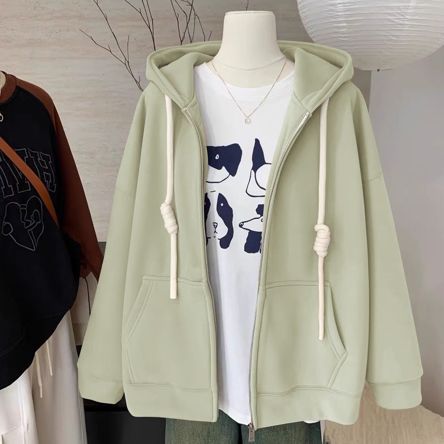 純棉厚磅連帽外套