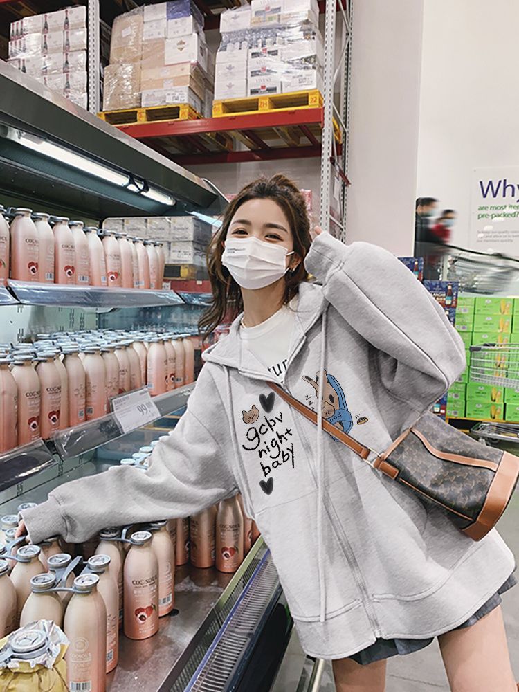 Oversized 純棉加絨外套