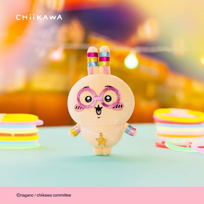 吉伊卡哇Chiikawa 螢光棒烏薩奇毛絨掛件 官方正品週邊