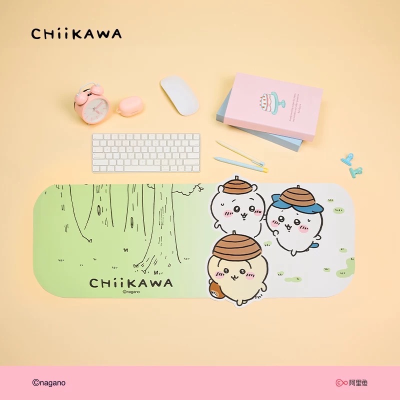 吉伊卡哇 chiikawa橡果DJ滑鼠墊 官方正品週邊節日禮物