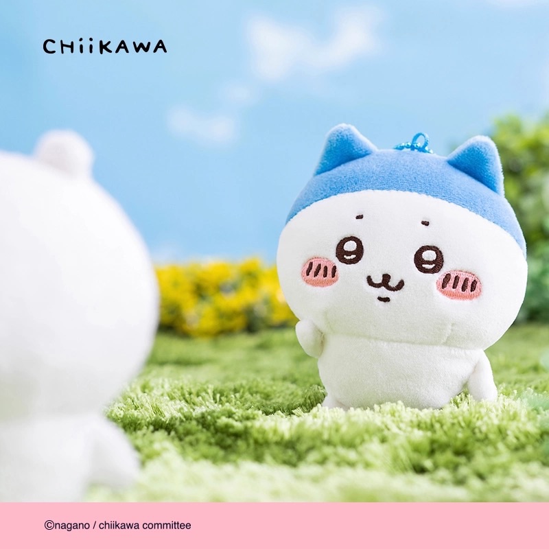吉伊卡哇chiikawa 齊劉海哈奇喵毛絨掛飾 官方正品週邊