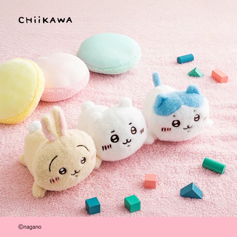 吉伊卡哇chiikawa 毛茸茸系列趴姿毛絨玩偶 官方正品週邊