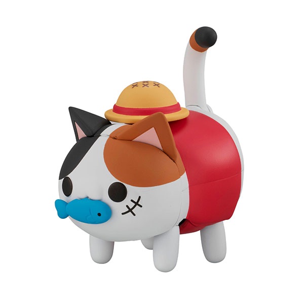 日版《航海王》MEGA CAT 喵賊王 魯夫 電動公仔