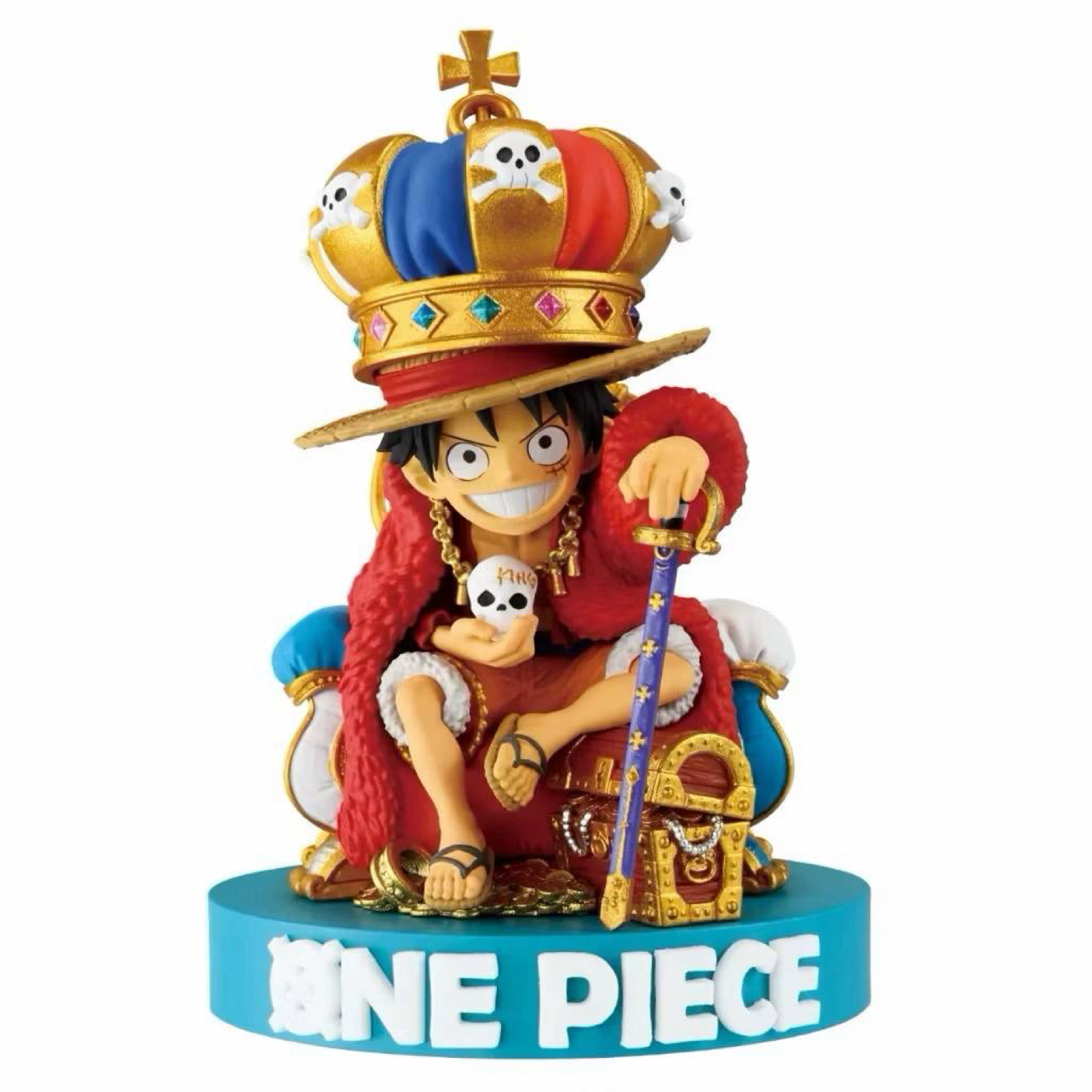 日版《航海王》 ONE PIECE BASE SHOP展場限定 王座魯夫 WFC公仔