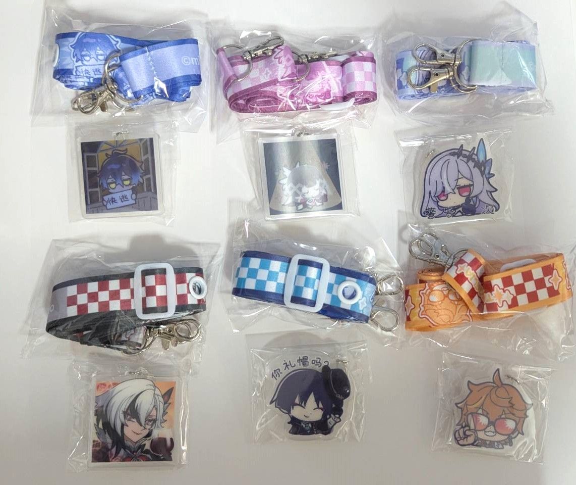 玩點無限X原神2026嘉年相聚系列-可調節痛帶-流浪者、菲林斯、達達利亞、哥倫比婭、阿蕾奇諾、絲柯克（正版現貨）