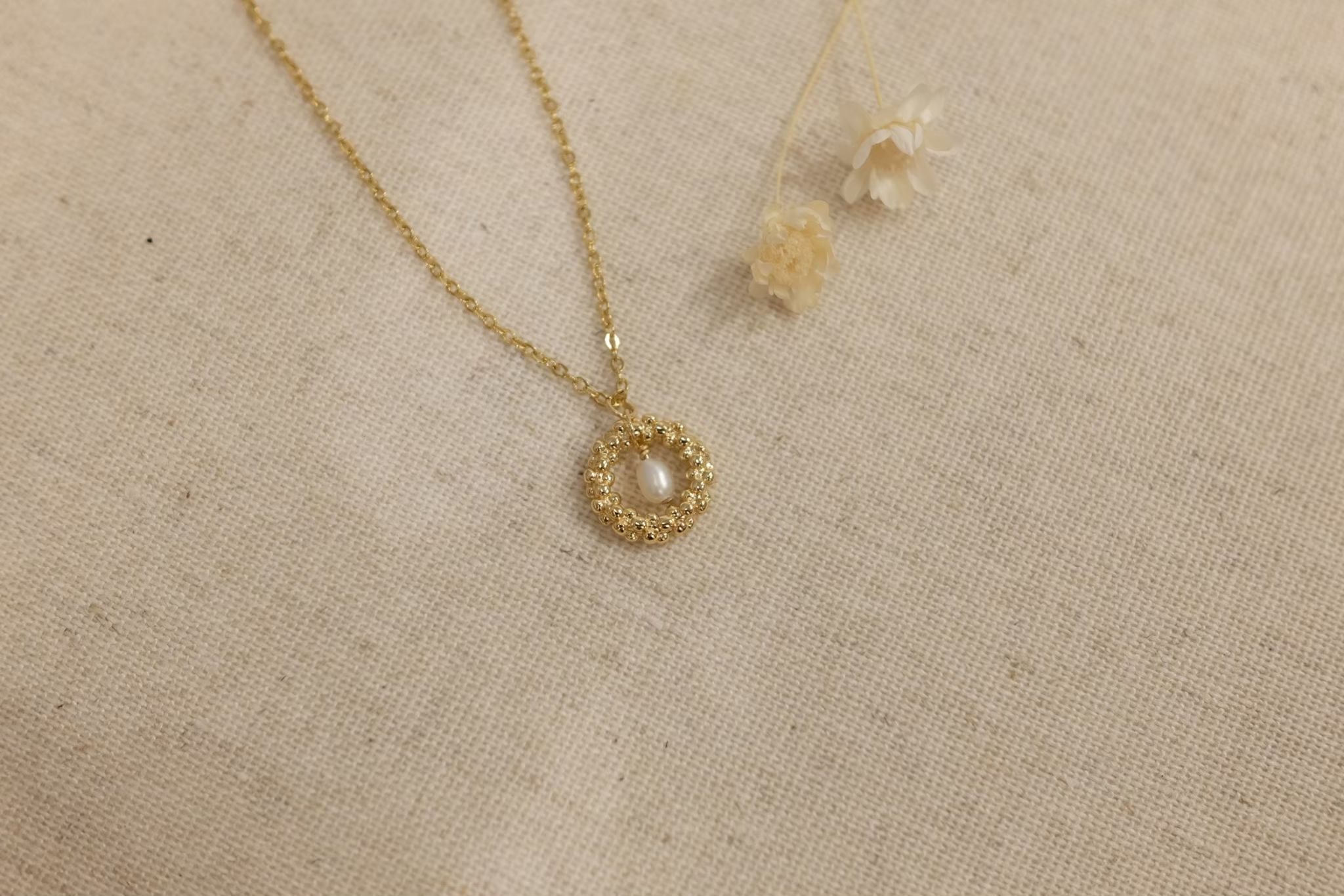 杜樂麗花園。天然淡水珍珠項鍊✨美國注金。P.S studio。