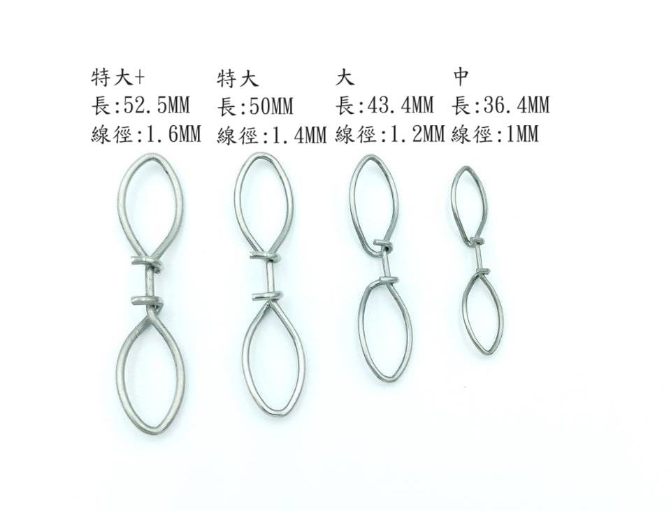 特大. 大 號不銹鋼 魔術快扣別針快速別針（台灣製造）