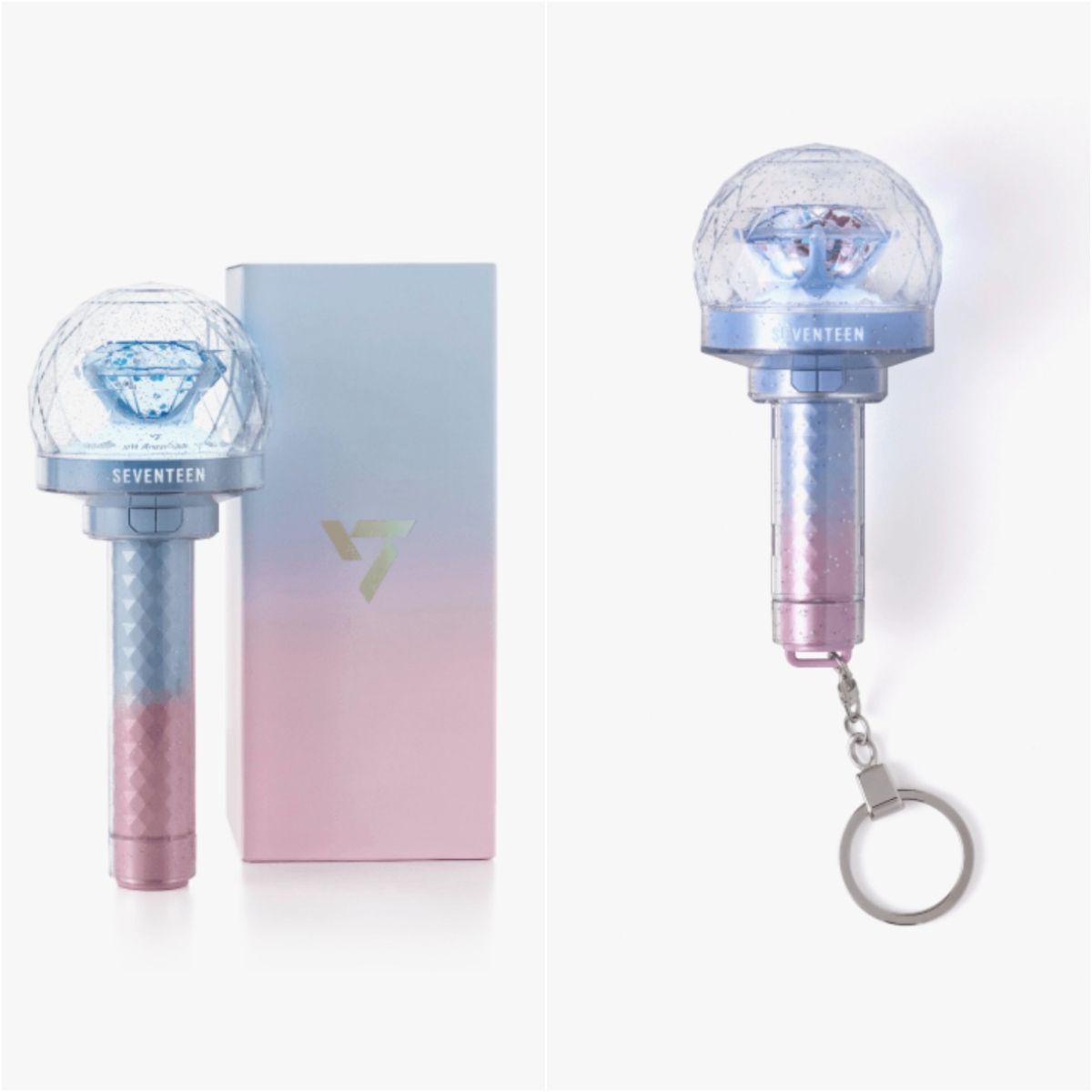 SEVENTEEN 第三代 10週年 官方手燈/迷你手燈鑰匙圈