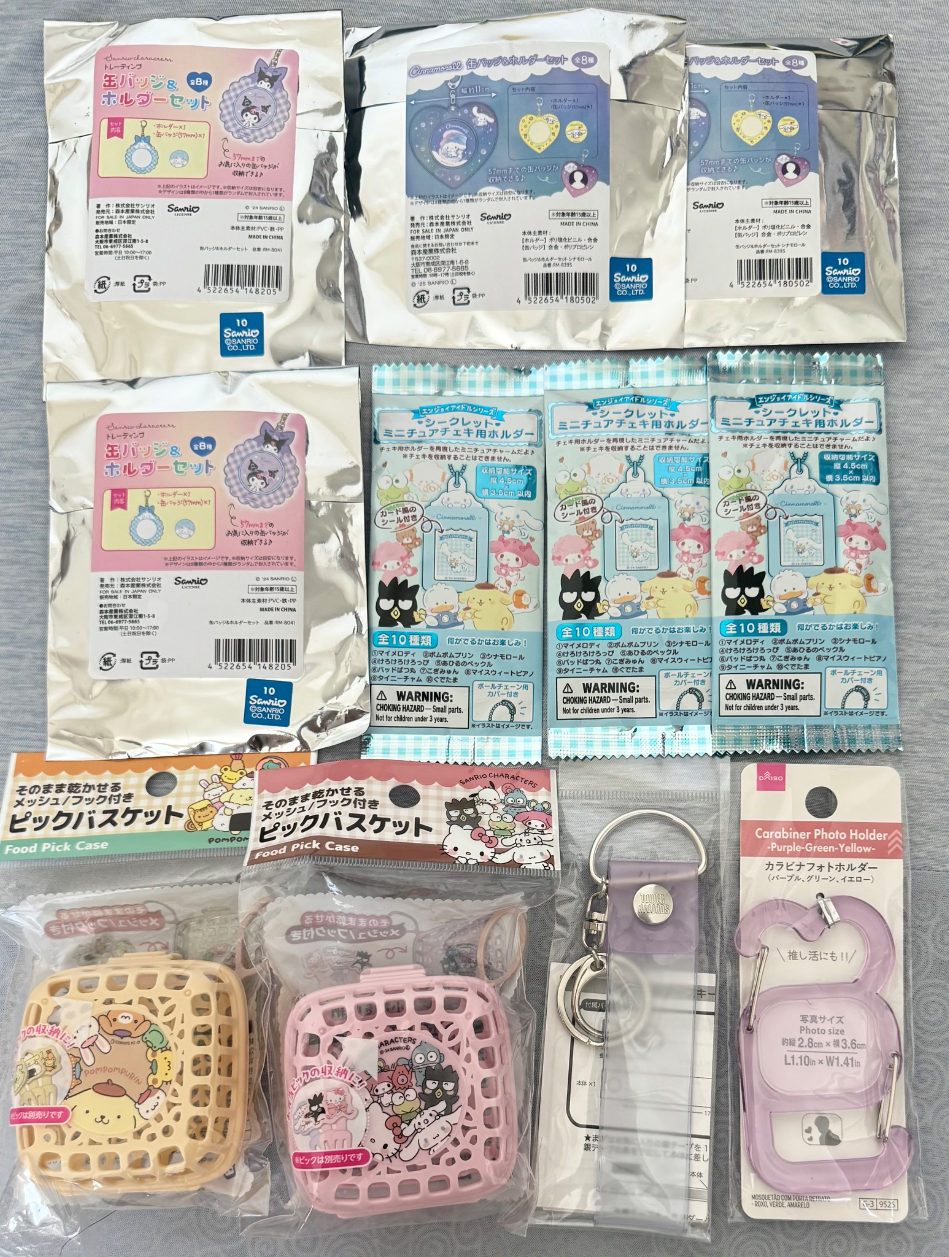 現貨三麗鷗、日本周邊（此區每筆訂單會送臺北場紙鈔+五種紙花各2）