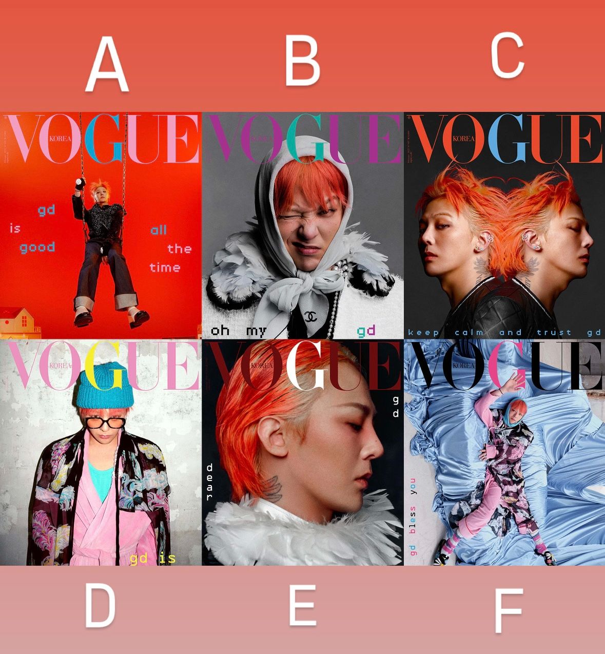 VOGUE KOREA 2025 2月號 （封面人物 GD 全版本） （預購看內文）