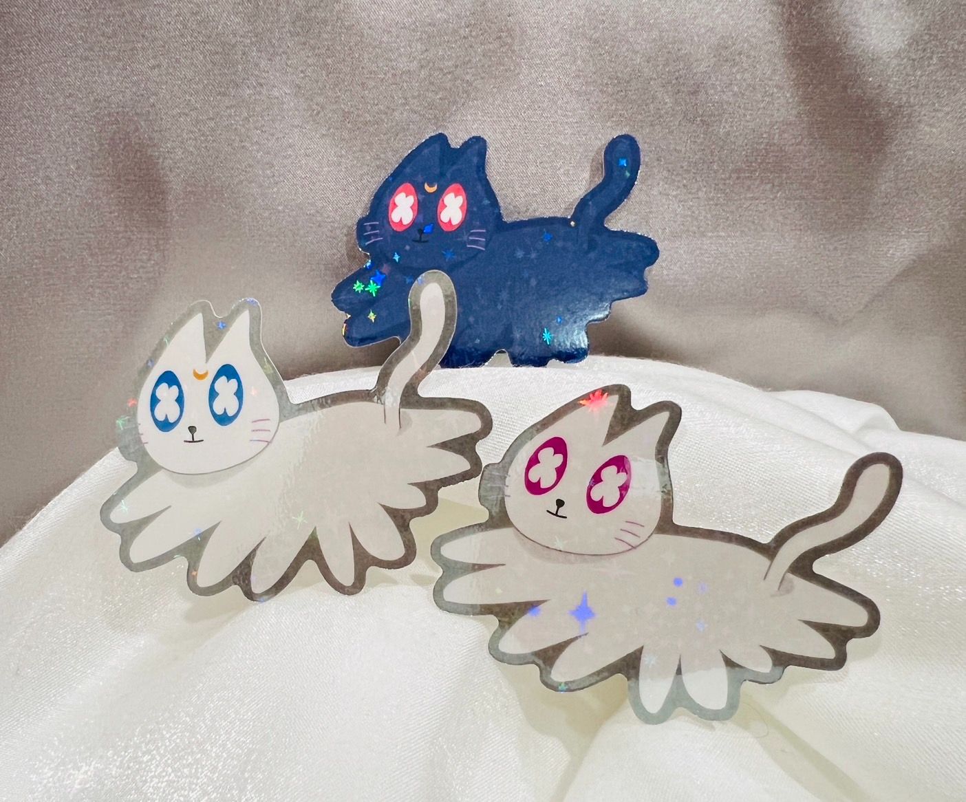 【贈品展示】迷幻貓貓貼紙