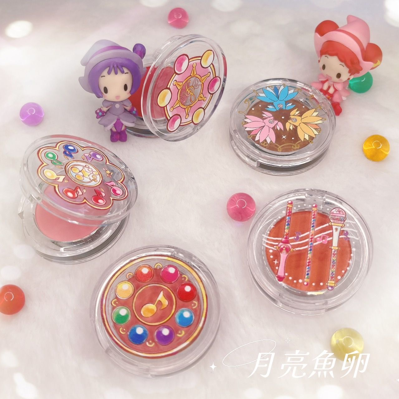 小魔女doremi扭蛋粉餅