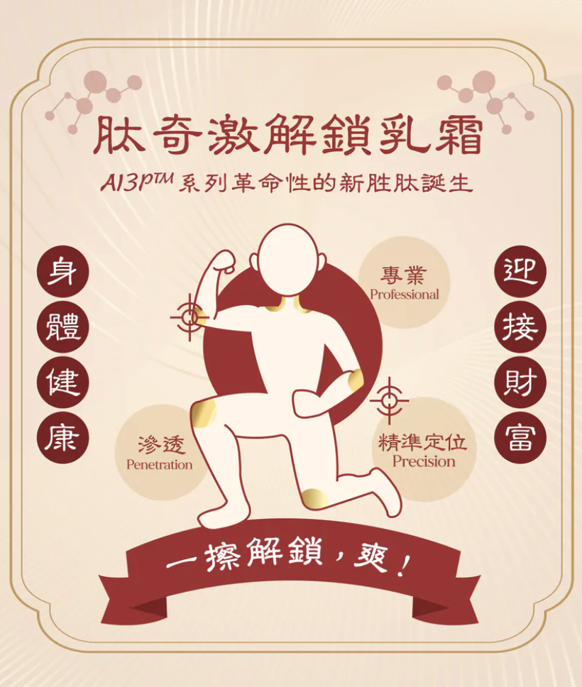 肽奇激解鎖乳霜
