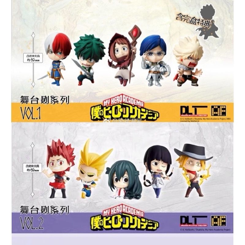 全新未拆袋 我英 AFrce 十傑 UA文化祭 小公仔 VOL.1+2盒況不佳 （照片是我自己的收藏出貨是沒拆的