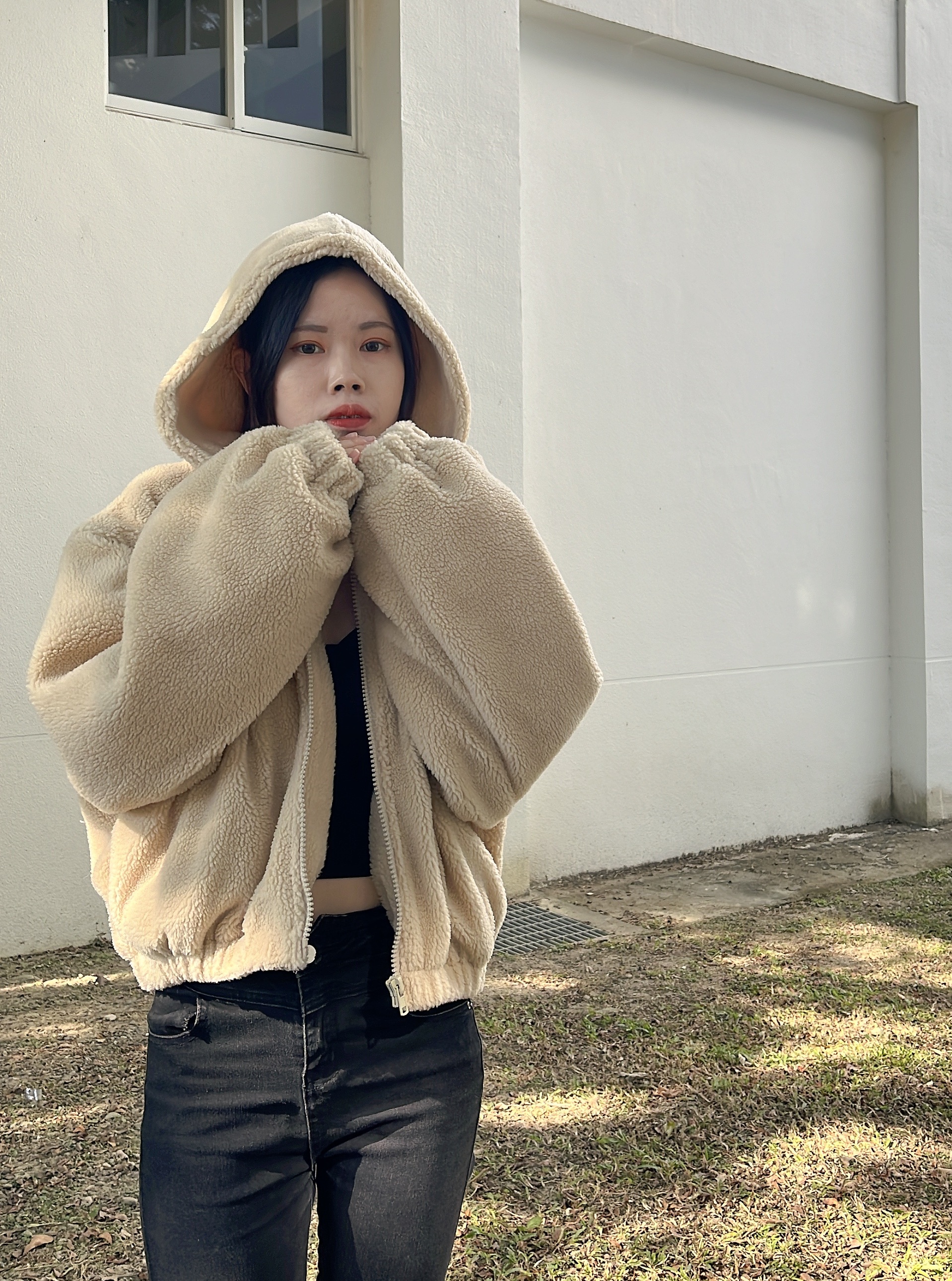 泰迪熊🐻羊羔毛連帽外套