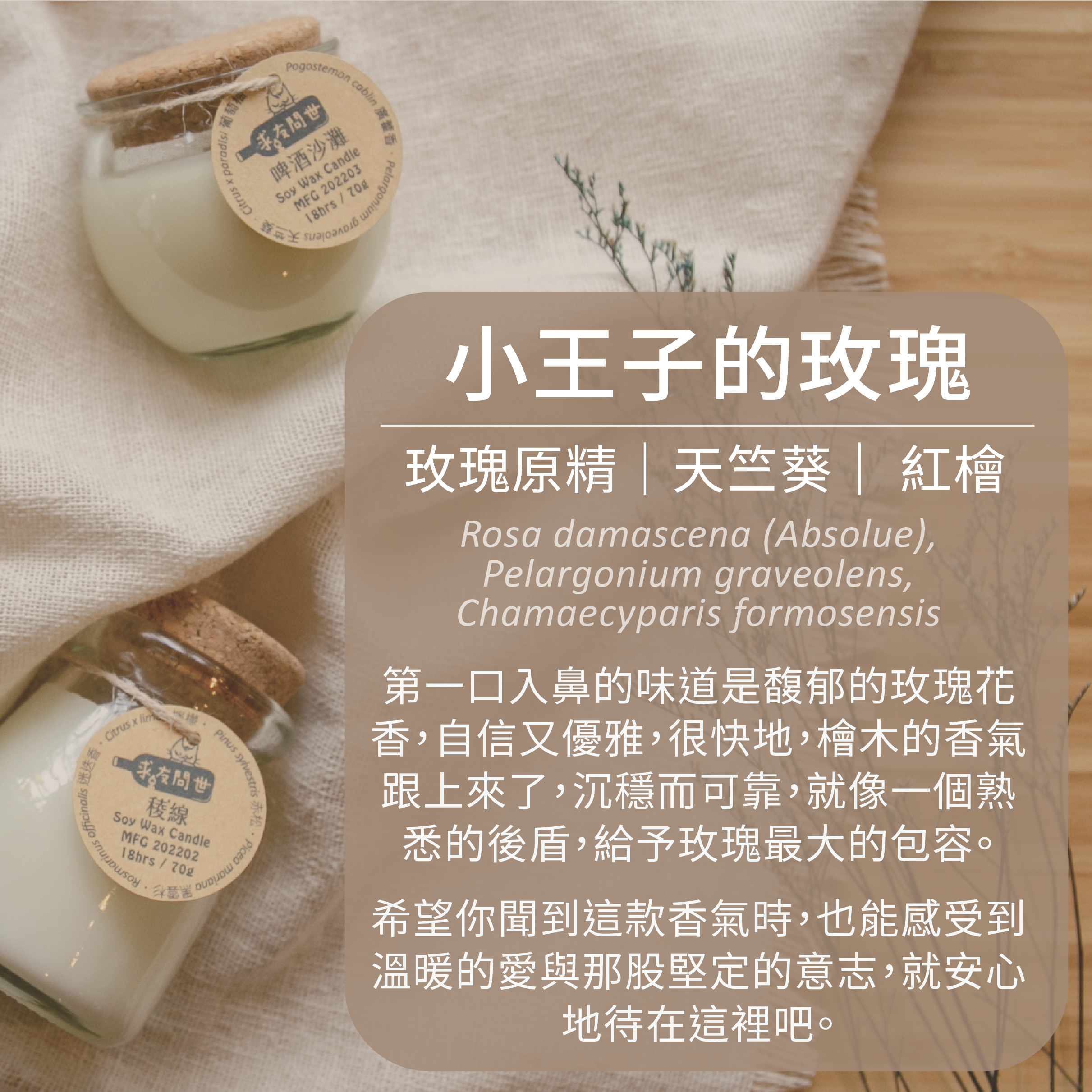 小王子的玫瑰｜2026新登場 玫瑰木質調