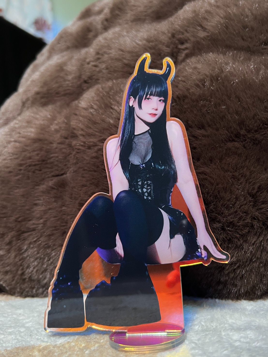 阿漓首次人形小立牌15公分♥小惡魔陪在你身邊♥