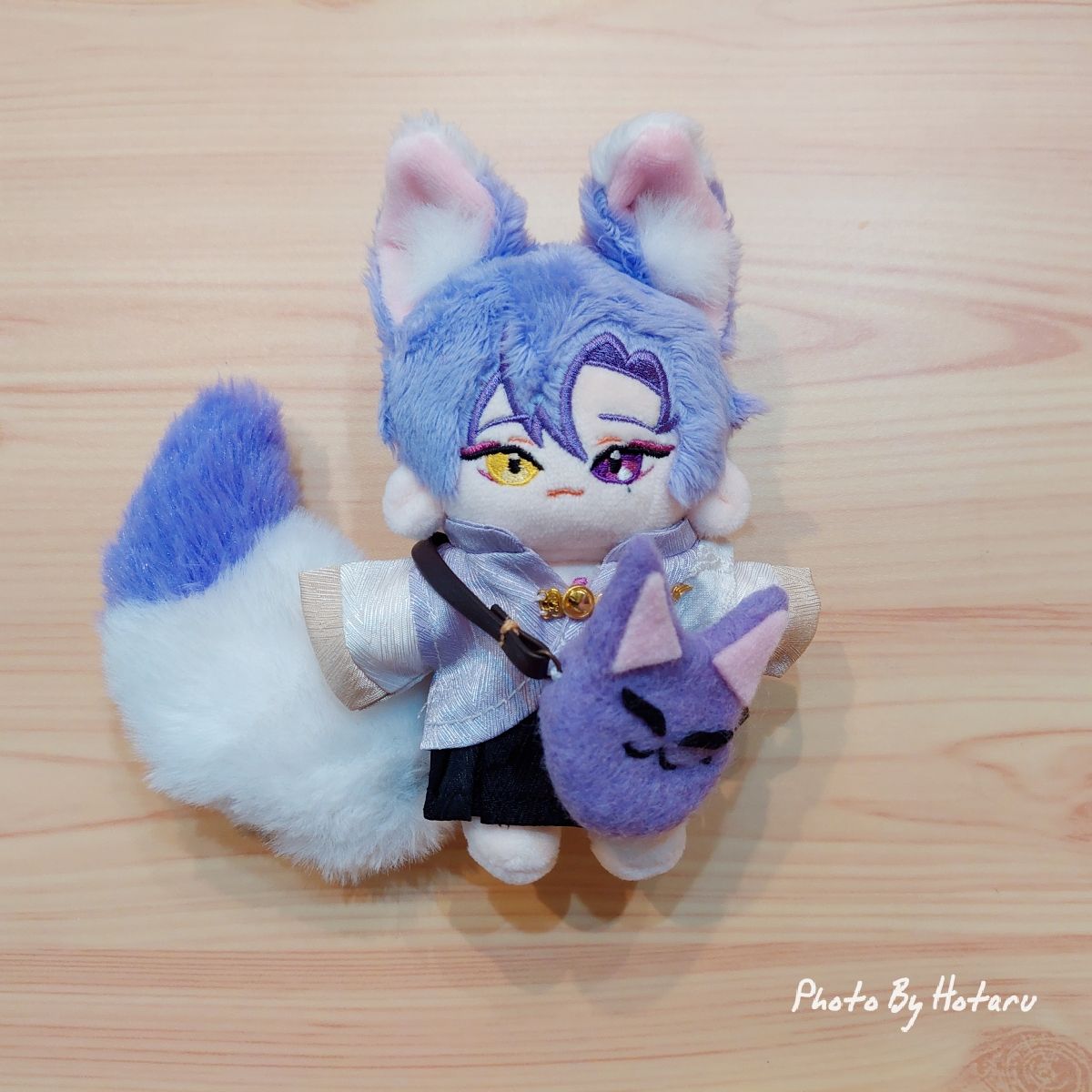 10CM☆娃用毛氈小包包 （玖球款）