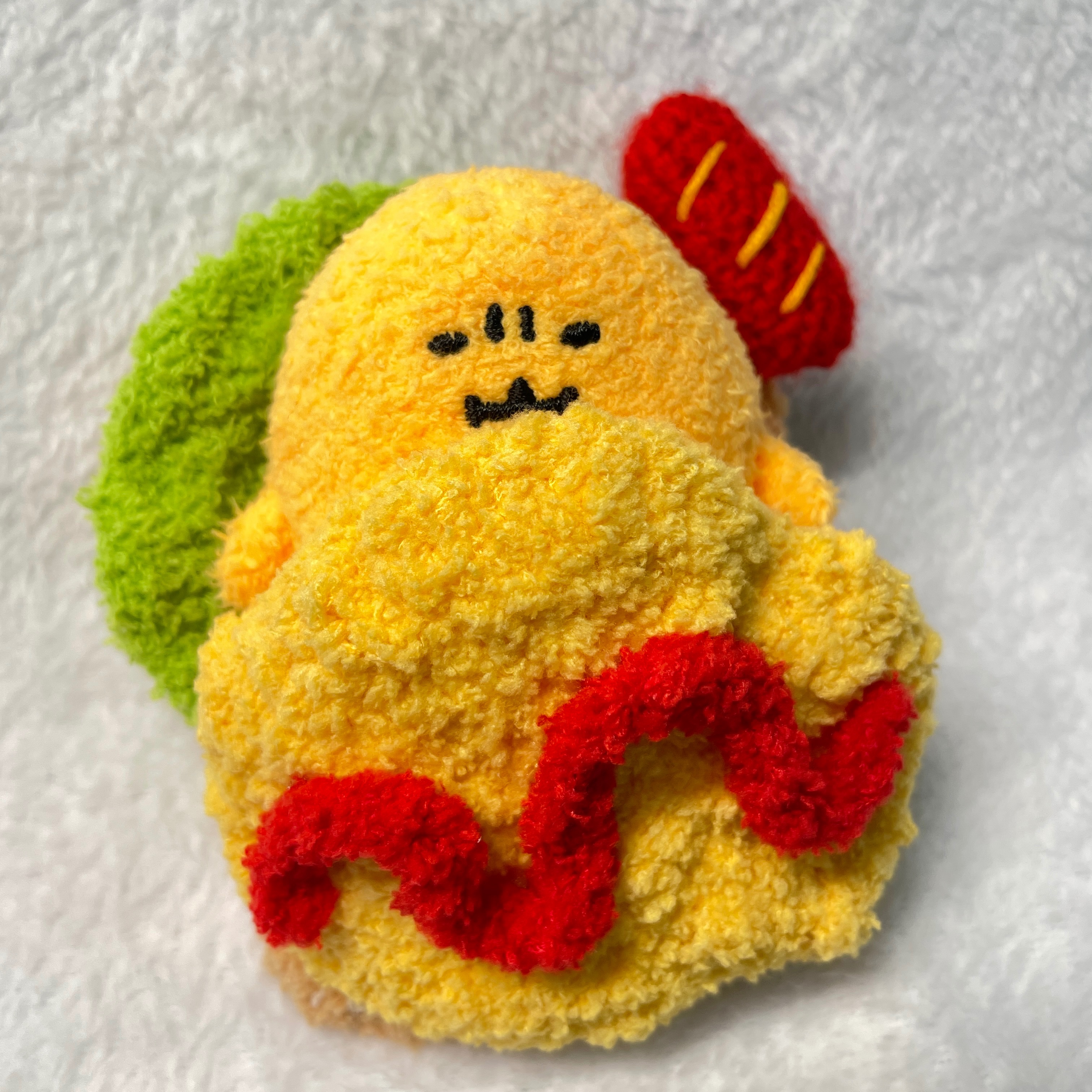 迷你香腸蛋吐司睡袋🍞