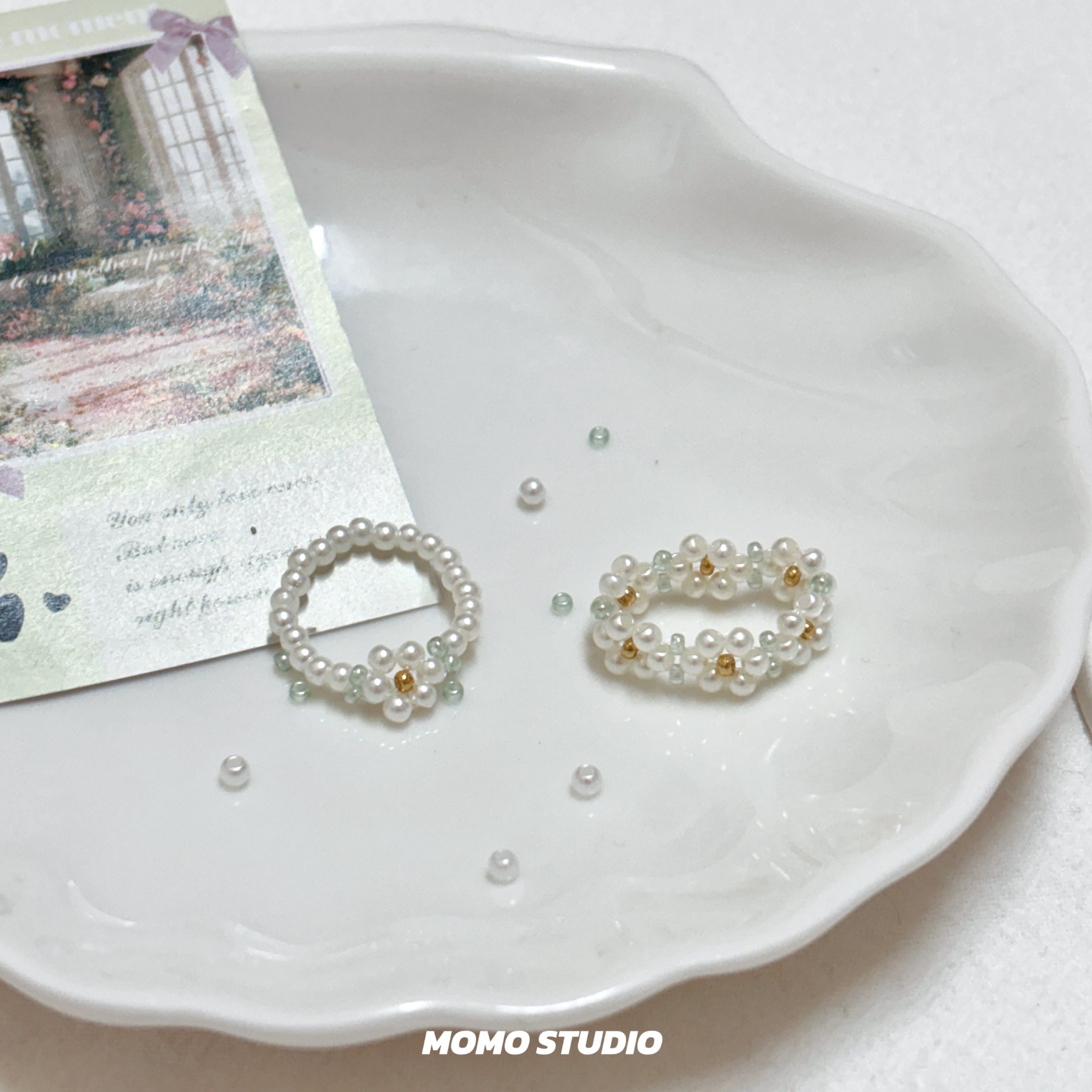 Momo 串珠戒指-花嫁